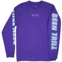 Been Trill MOR Long Sleeve Shirt Purple Mens