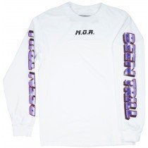 Been Trill MOR Long Sleeve Shirt White Purple Mens