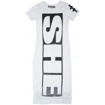 Been Trill SHE Body Dress Womens White