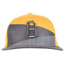 Black Scale x New Era B Logo Fitted Cap Collab BLVCK SCVLE Yellow Hat