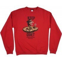 Black Scale Crotalus Pullover Crewneck Sweatshirt Red BLVCK SCVLE
