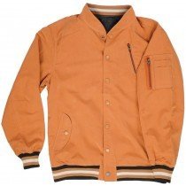 Black Scale Ghost Bomber Jacket Amber BLVCK SCVLE Mens