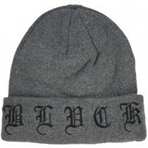 Black Scale Old English Men's Beanie Grey One Size BLVCK SCVLE Streetwear Style