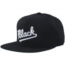 Black Scale Strikeout Men's Snapback Hat Black Adjustable BLVCK SCVLE Streetwear