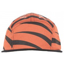 Black Scale New Era Tiger Type Camper 5 Panel Hat Headwear Cap Lid Orange Men