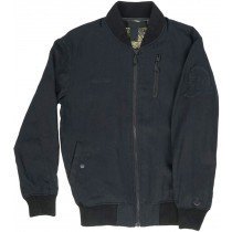 Black Scale Twill Bomber Jacket Black BLVCK SCVLE Mens Size 2XL