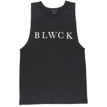 Black Scale Women Logo Type Tank Top BLVVCK SCVLE Streetwear Fashion Black Shirt