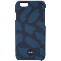 CRSHR Blue Camo iPhone 6 Phone Case Cover Protect Rubber Secure Thin Cell Mobile