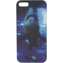 CRSHR Shark iPhone 5 5S 5SE Phone Case Blue One Size Cover Protect Rubber Thin