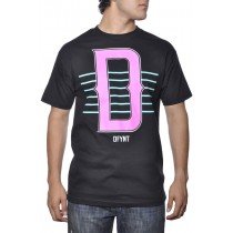DFYNT Neon Stripes Tee Shirt Black