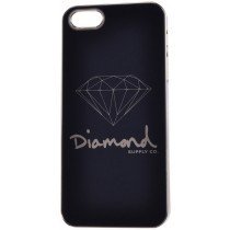 Diamond Supply Co Iphone 5 5S Case Logo Gloss Metallic Snap On Protector Black