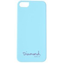 Diamond Supply Co Iphone 5 5S Snap On Case OG Script Protector Matte Smooth Blue