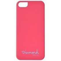 Diamond Supply Co Iphone 5 5S Snap On Case OG Script Protector Matte Smooth Red