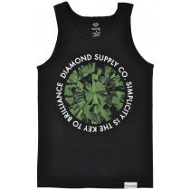 Diamond Supply Co Simplicity Tank Top Mens Black Green