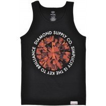 Diamond Supply Co Simplicity Tank Top Mens Black Red Small