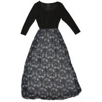 Star Wars Long Flowy Storm Trooper Dress Movie Darth Vader Death Star Black