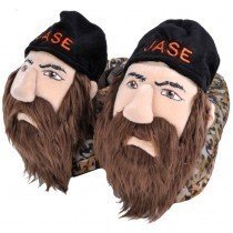 Duck Dynasty Slippers Jase Robertson Plush Slip On Adult Men S M L XL Camo A&E