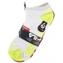 Fila Ankle Socks 3-Pack Shock Dry Men's Sport Foot Size 6-12 White