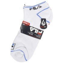 Fila Ankle Socks 3-Pack Shock Dry Men's Sport Foot Size 6-12 White Multi Color