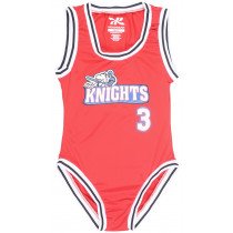 Headgear Like Mike Knights Cambridge Leotard One Piece Bodysuit Jersey Bball Red