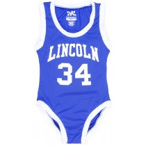 Headgear He Got Game Shuttlesworth Leotard One Piece Bodysuit Bball Jersey Royal