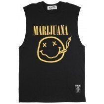 Hellz Bellz Marijuana Tank Top No Sew XS-L Weed 420 Joint Smoke Get High