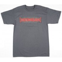 Hoonigan Honeycomb Grill Censor Bar T-Shirt Dirt Bike Ride Rally Tee Charcoal