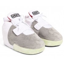 Uzzy Light Show Sneaker Slippers White Grey
