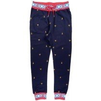 Imperious Mens Ribbed Joggers Regular Fit Navy S-2XL French Terry Aztec Comfy
