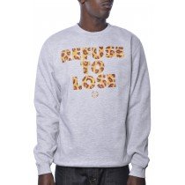 JSLV Refuse to Lose Leopard Animal Sweater Athletic Sweatshirt Top