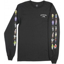 Lakai x Workaholics Army Long Sleeve T-Shirt Getting Weird TV Show Tee Black Top