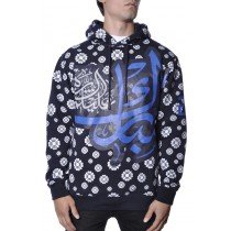 LATHC Arabic Fleece Pullover Hoodie Sweater Navy