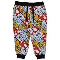 Lavish Society Capri Joggers Mens Ka Boom Sublimated Authentic Black Lounge Pant