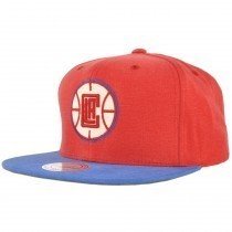 Los Angeles Clippers Snapback Hat NBA Red Mitchell & Ness Basketball Headwear