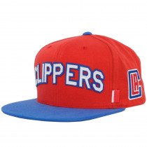 Mitchell & Ness Los Angeles Clippers Men's Training Room Snapback Red Adjustable