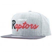 Mitchell & Ness Toronto Raptors Tri Pop Special Grey Snapback Adjustable Cap Hat