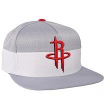 Houston Rockets Half Court Snapback Hat Mitchell Ness NBA Logo Licensed Mesh Cap
