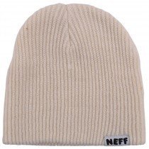 Neff Kids Daily Beanie Hat Knitted Headwear Skate Style Fashion Cap Cream