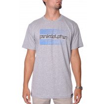 Pink Dolphin Speed Script T-Shirt Mens Heather Grey