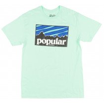 Popular Demand Name Regular Fit T-Shirt Streetwear Fashion Tee Top Turquoise Men