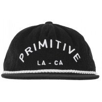 Primitive Apparel Arch LA-CA Snapback Hat Corduroy Cap Lid Skatewear Mens Black