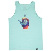 Primitive Flippie Tank Top Sea Foam Muscle Shirt M Streetwear 2016 TieDye Finger