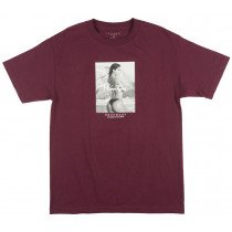 Primitive Apparel Rosemary High Tide T-Shirt Skatewear Mens Burgundy