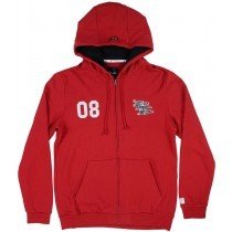 Primitive Mascot Zip-Up Men's Hoodie Cardinal M Fleece Fashion Streetwear Winter