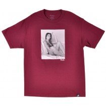 Primitive Glamour Model T-Shirt Burgundy Mens Size Large