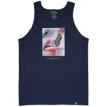Primitive Taste Buds Tank Top Muscle Shirt Navy Skateboarding Streetwear