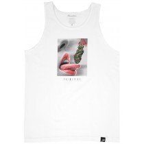 Primitive Taste Buds Tank Top Muscle Shirt White Skateboarding Streetwear