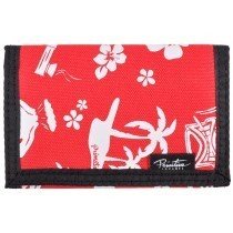 Primitive Tiki Tiki Wallet Tri Fold Valco Red Logo Skate Money Authentic Mens