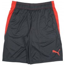 Puma Motion Flex Shorts Mens Performance Dry Cell Athletic Fit Black Red