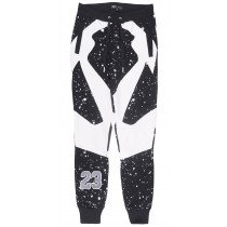 RS1NE Carmine Speckle Joggers Sweatpants Black Pants Mens